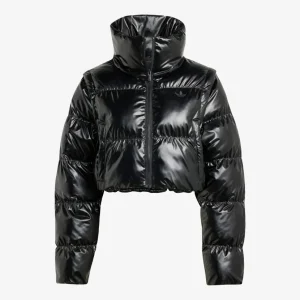 Bomber Puffer / Gilet Adidas Cropped Nero