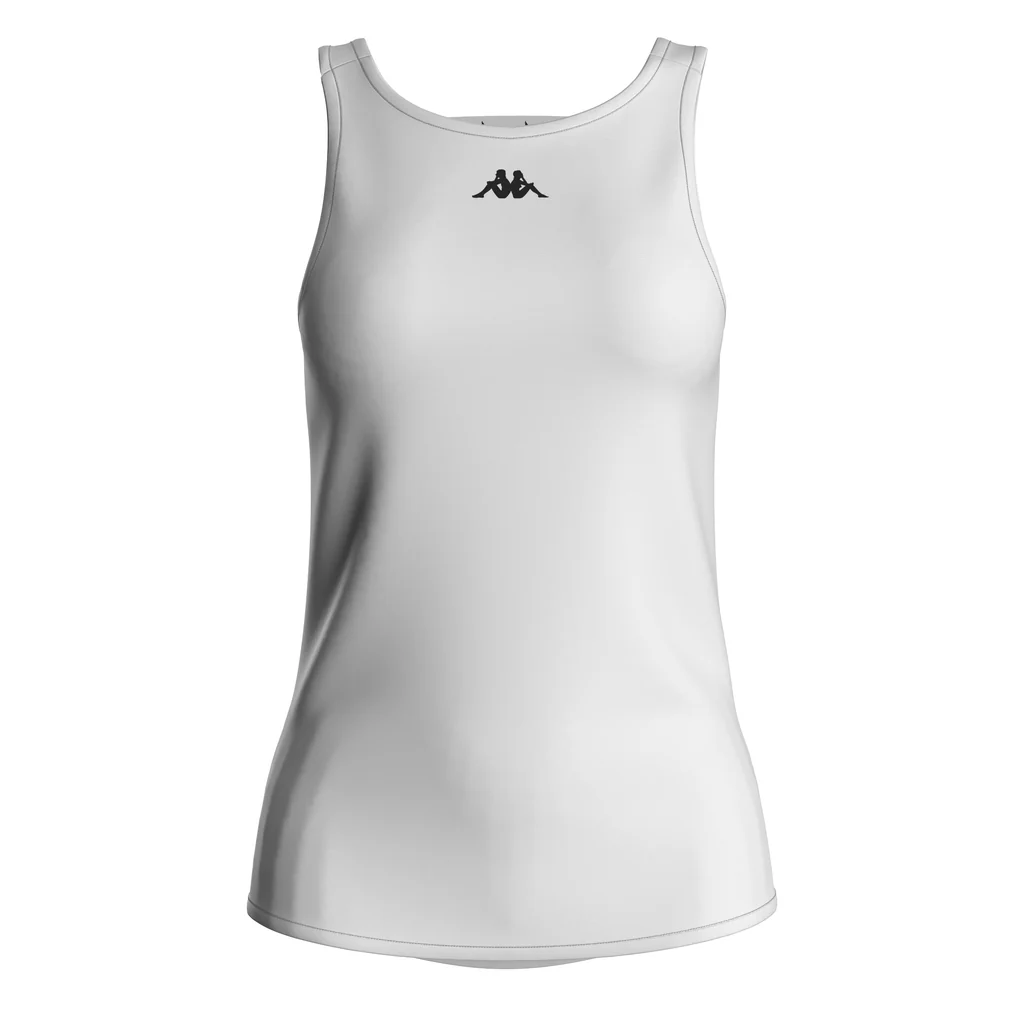 Canotta sportiva donna bianca - immagine 2