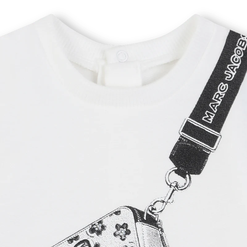 ABITO NEONATA BIANCO CON DESIGN DI MARC JACOBS - immagine 4