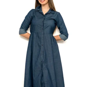 Vestito midi denim
