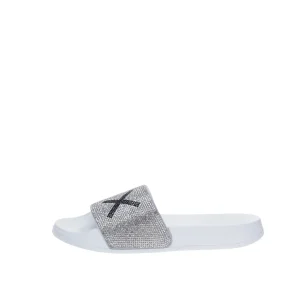 Sun68 Ciabatta Slippers Logo Strass