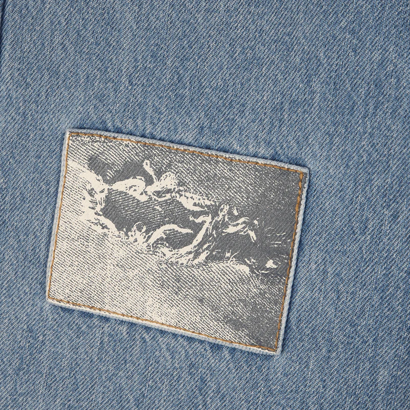 BERMUDA IN DENIM CON TOPPA SUL DAVANTI MARC JACOBS - immagine 4
