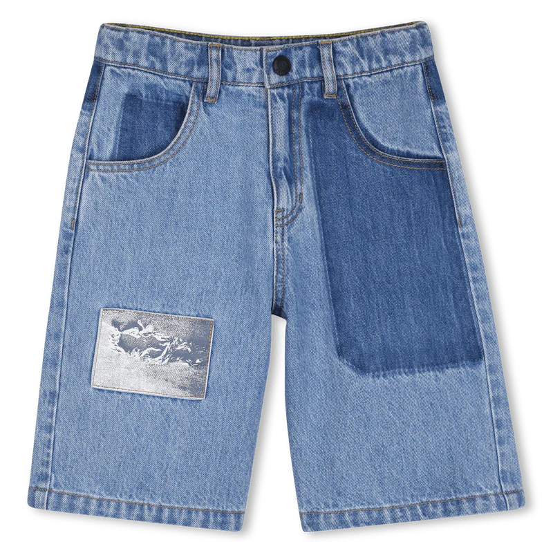 BERMUDA IN DENIM CON TOPPA SUL DAVANTI MARC JACOBS - immagine 2