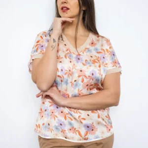 Blusa in satin