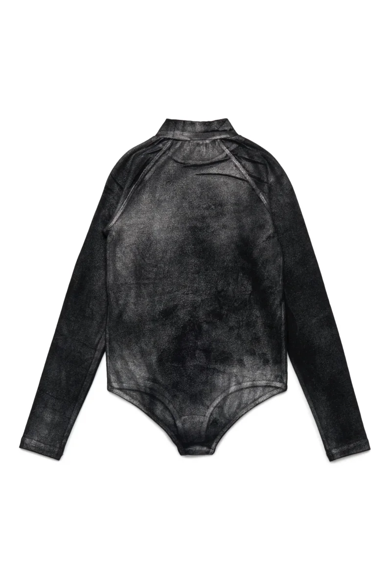 BODY ELASTICIZZATO MANICHE LUNGHE MARMORIZZATO DIESEL - immagine 3
