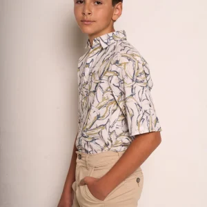 Camicia con stampa da bambino