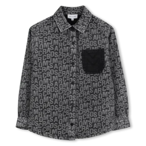 CAMICIA IN DENI NERO LOGATA MARC JACOBS