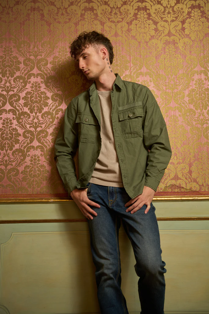 Camicia overshirt uomo - immagine 2