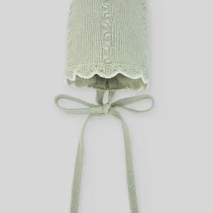 CAPPELLINO VERDE PALO/CREMA CON LACCI PAZ RODRIGUEZ