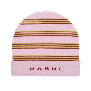 CAPPELLO ROSA A RIGHE MARNI
