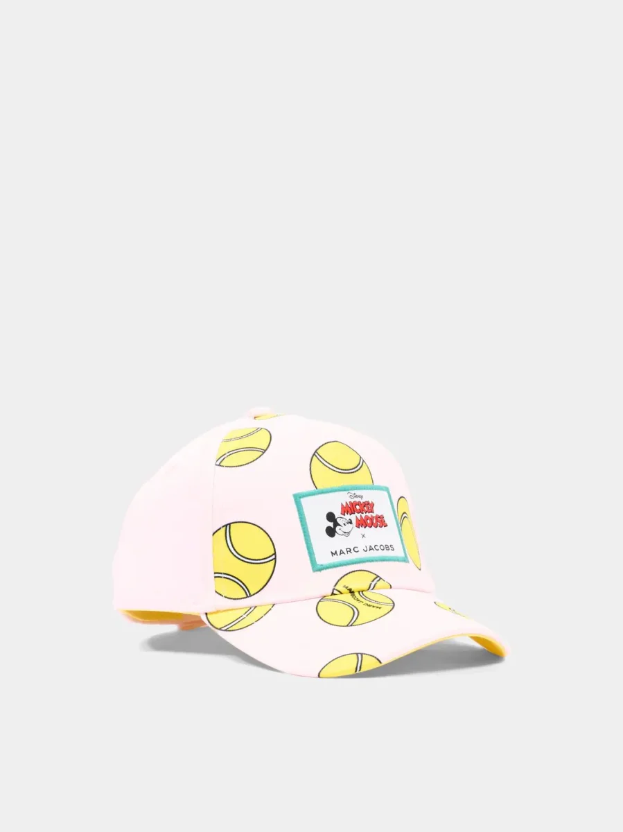 CAPPELLO ROSA CON PALLINE DA TENNIS MARC JACOBS - immagine 3