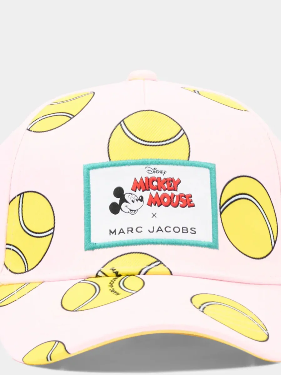 CAPPELLO ROSA CON PALLINE DA TENNIS MARC JACOBS - immagine 6