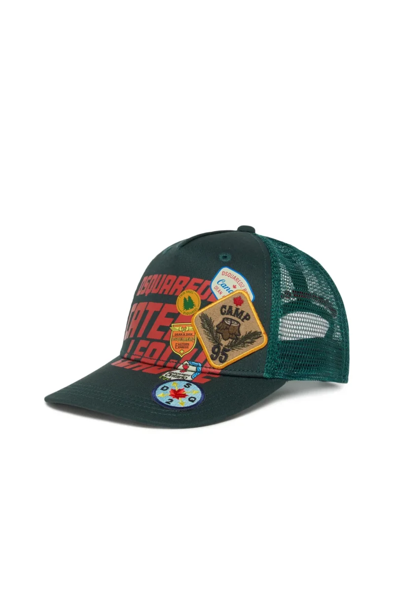 CAPPELLO VERDE LOGATO DSQUARED2