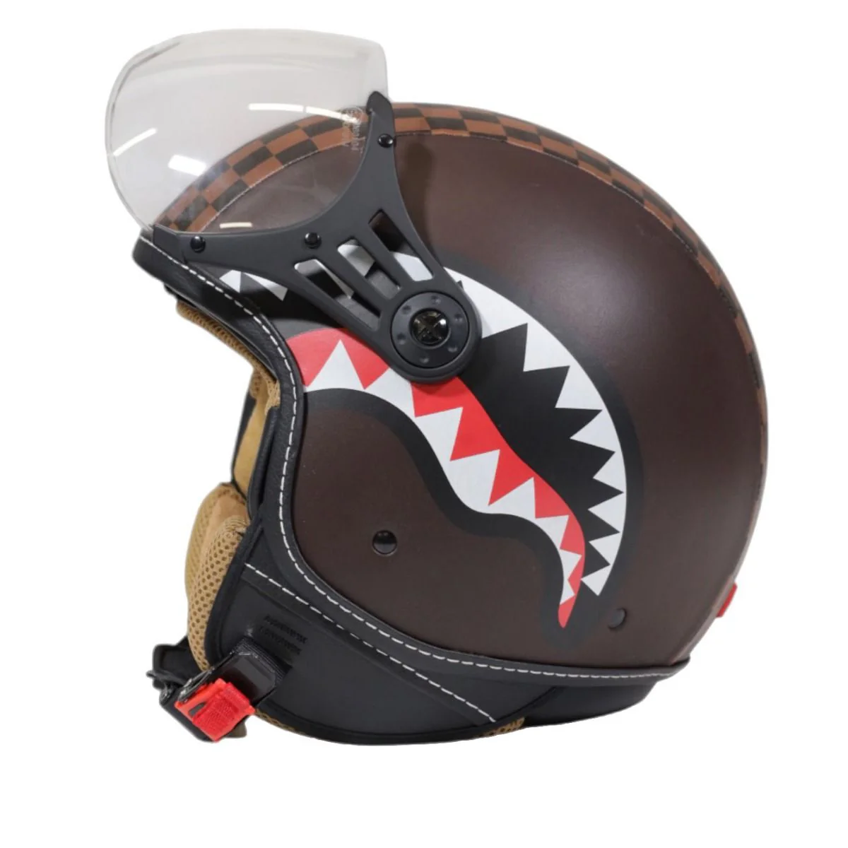 CASCO SHARK IN PARIS HELMENT BROWN SPRAYGROUND - immagine 4