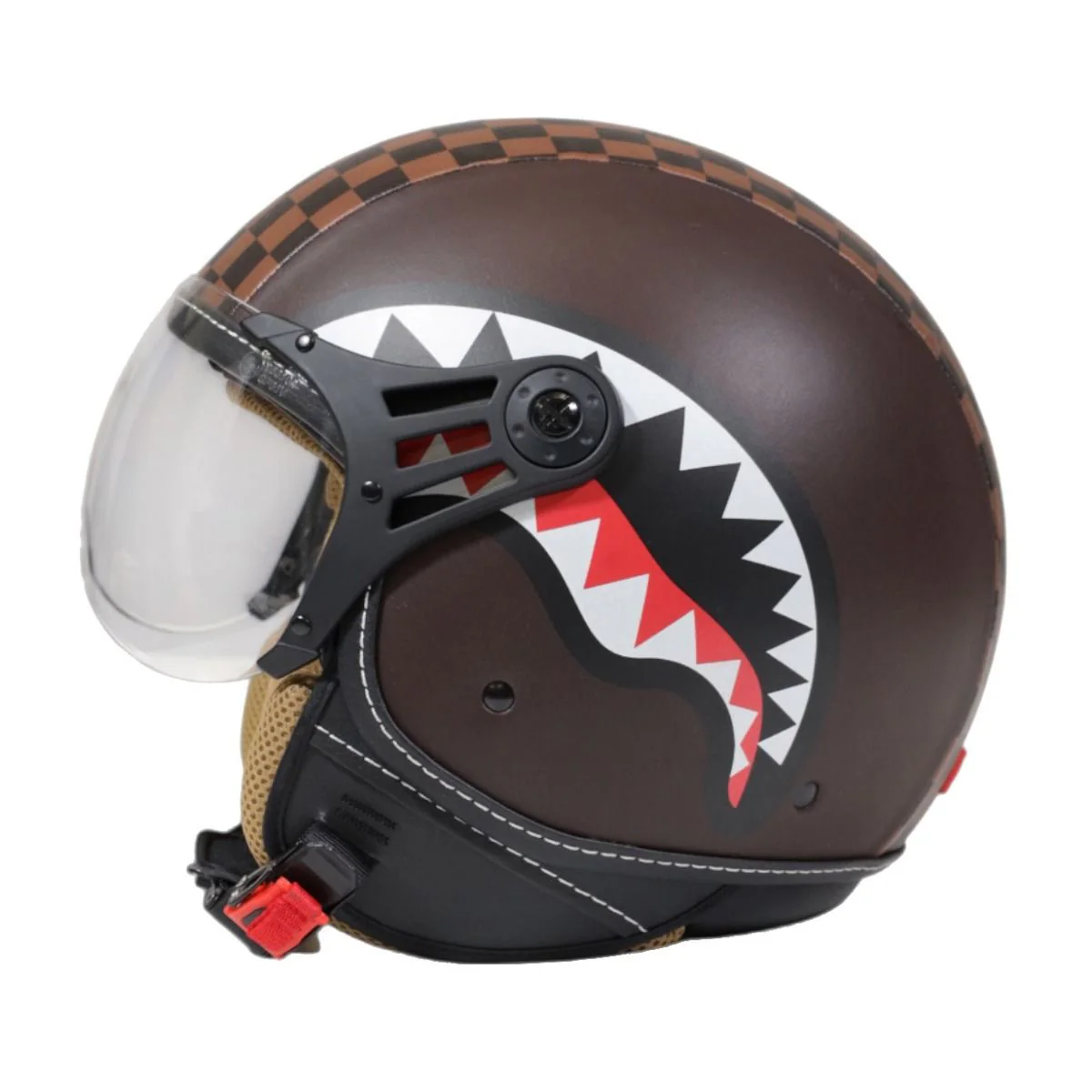 CASCO SHARK IN PARIS HELMENT BROWN SPRAYGROUND - immagine 3