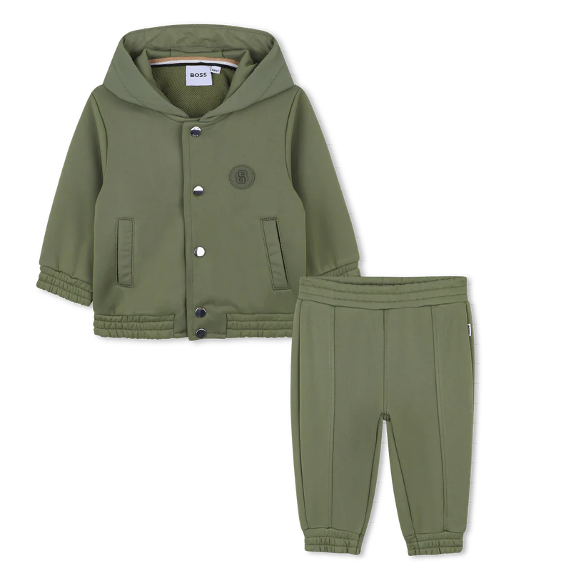 COMPLETO CARDIGAN + PANTALONE VERDE HUGO BOSS - immagine 2