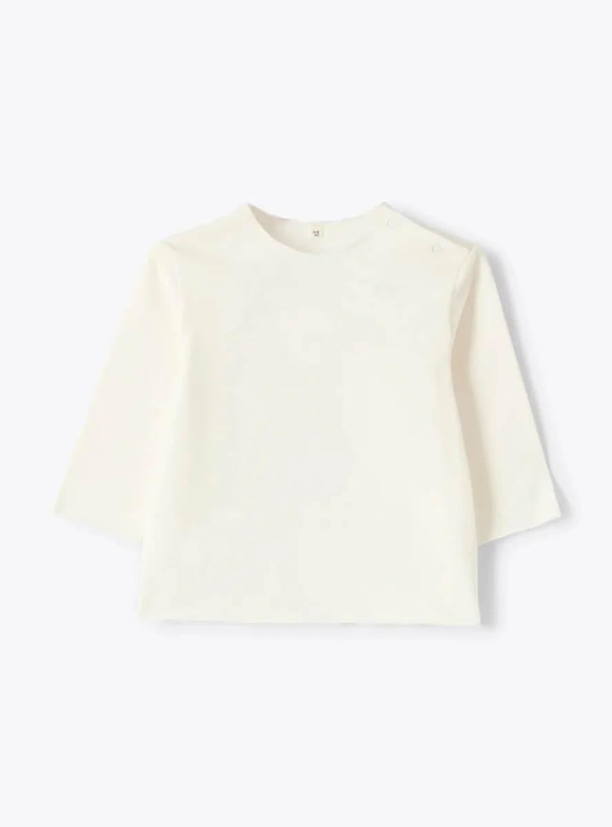 COMPLETO NEONATO CON SALOPETTE E T-SHIRT TEDDY&MINOU - immagine 4