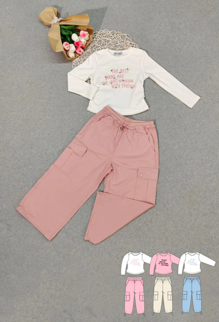 Completo da bambina cargo - immagine 2