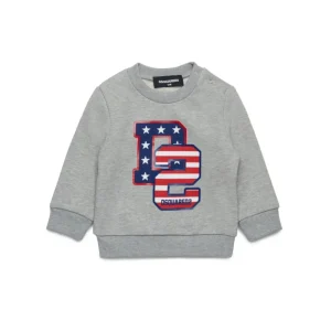 FELPA GRIGIA USA DSQUARED2