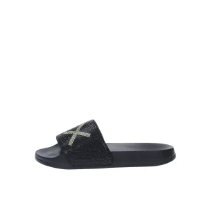 Sun68 Ciabatta Slippers Logo Strass