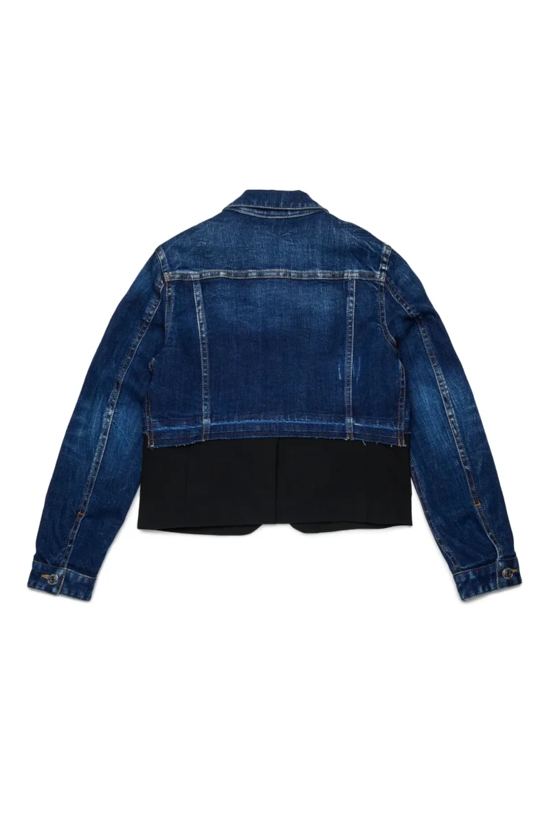 GIACCA IN DENIM CON EFFETTO BLAZER DSQUARED2 - immagine 3