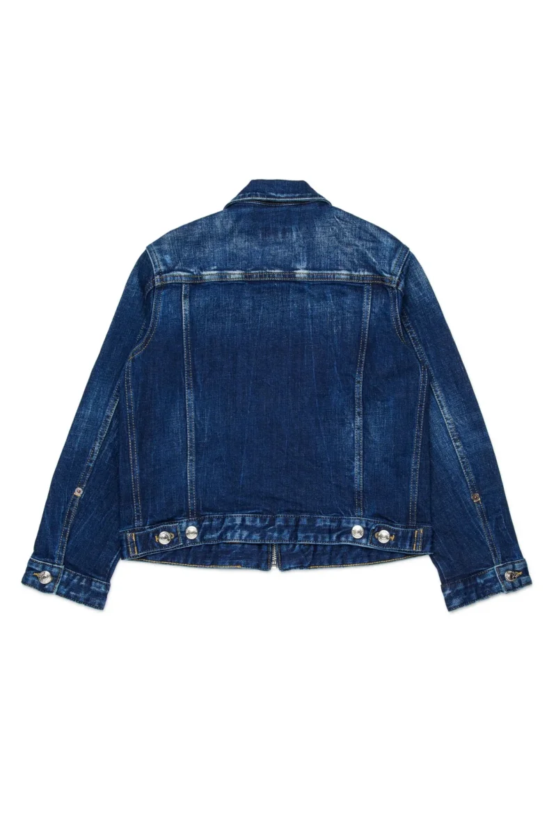 GIACCA IN DENIM CON ZIP E TASCHE DSQUARED2 - immagine 3