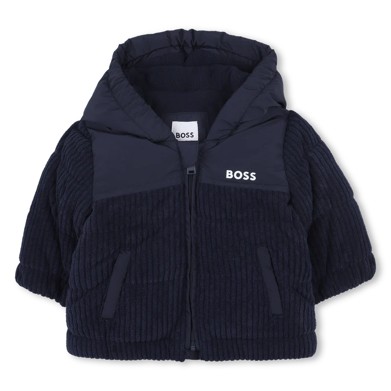 GIUBBINO IN VELLUTO BLU HUGO BOSS