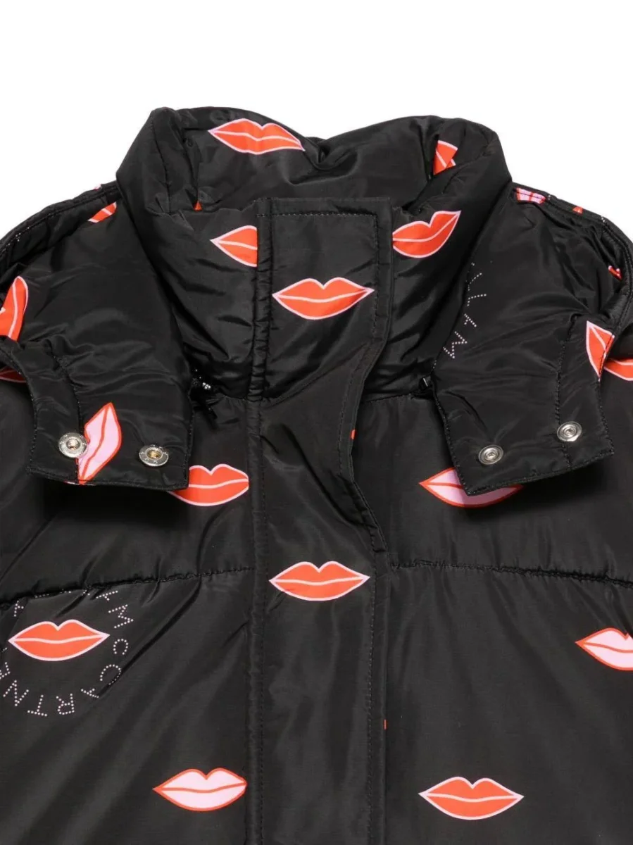 GIUBBINO NERO CON STAMPA BACI STELLA MCCARTNEY - immagine 4