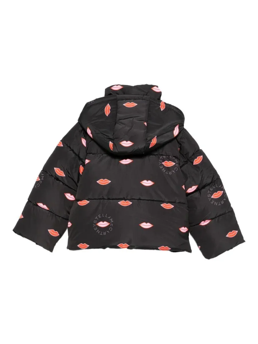 GIUBBINO NERO CON STAMPA BACI STELLA MCCARTNEY - immagine 3