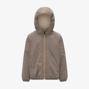 GIUBBINO TEDDY BEIGE TAUPE K-WAY