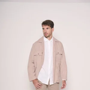 Camicia con revers e 4 tasche
