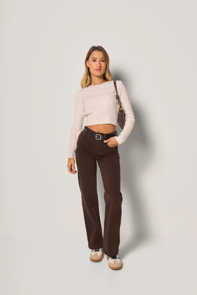 Pantaloni a vita alta donna - immagine 2