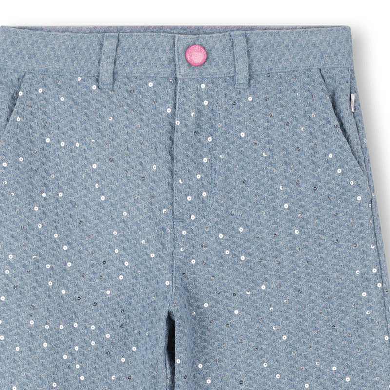 JEANS IN DENIM CON PAILLETTES BILLIEBLUSH - immagine 4
