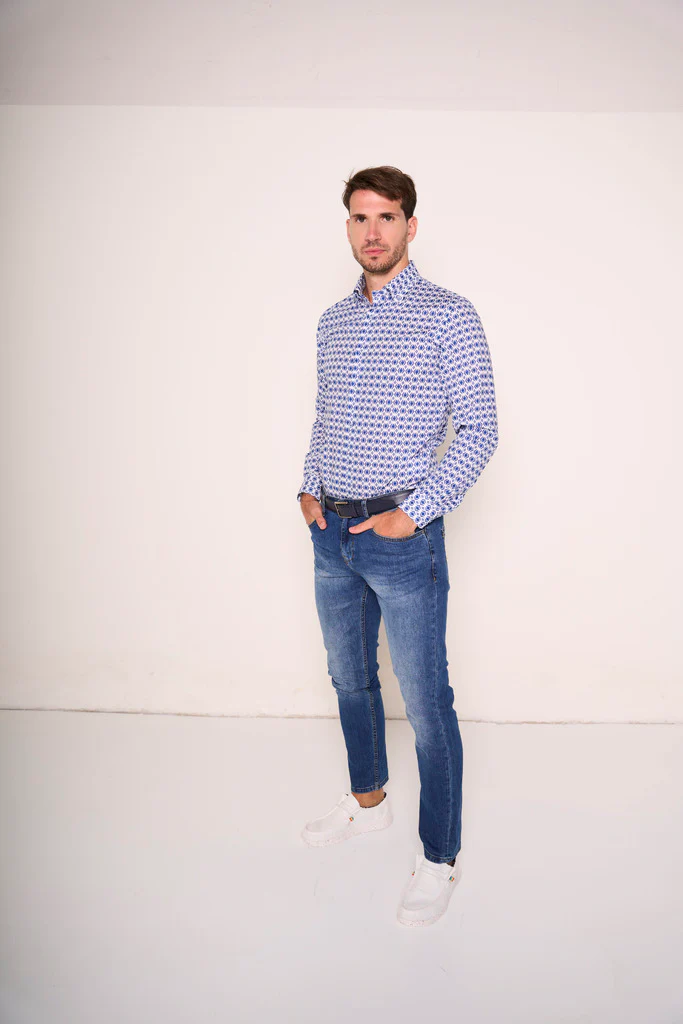 Jeans slim fit blu denim - immagine 3