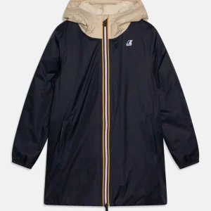 GIUBBINO LUNGO BLU/BEIGE K-WAY