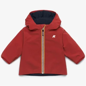 K-WAY ROSSO/BLU REVERSIBILE
