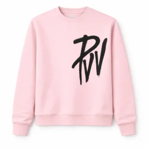 Felpa Uomo Rosa con Stampa Grafica PYREX