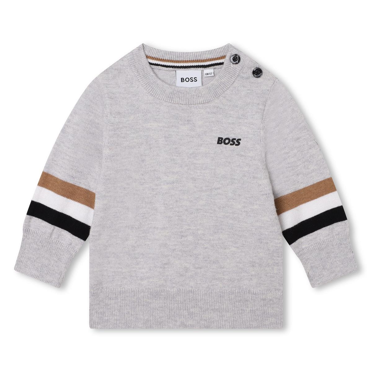 MAGLIONE GRIGIO HUGO BOSS - immagine 2