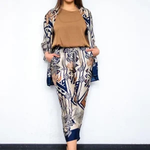 Pantalone in satin