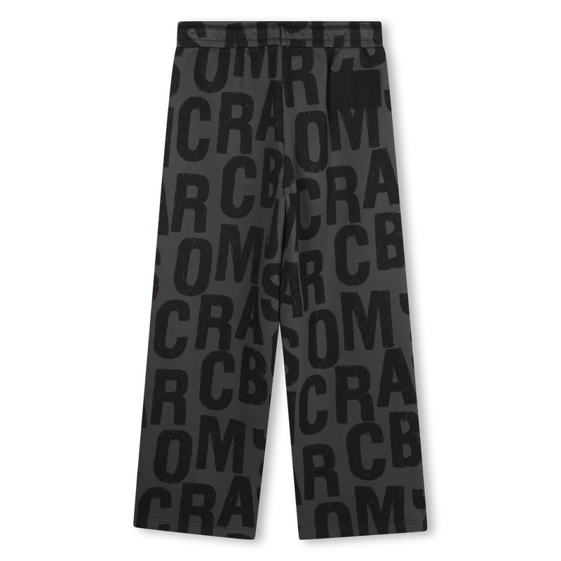PANTALONE GRIGIO CON LOGO NERO MARC JACOBS - immagine 3