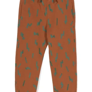 PANTALONE MARRONE CON FANTASIA STELLA MCCARTNEY