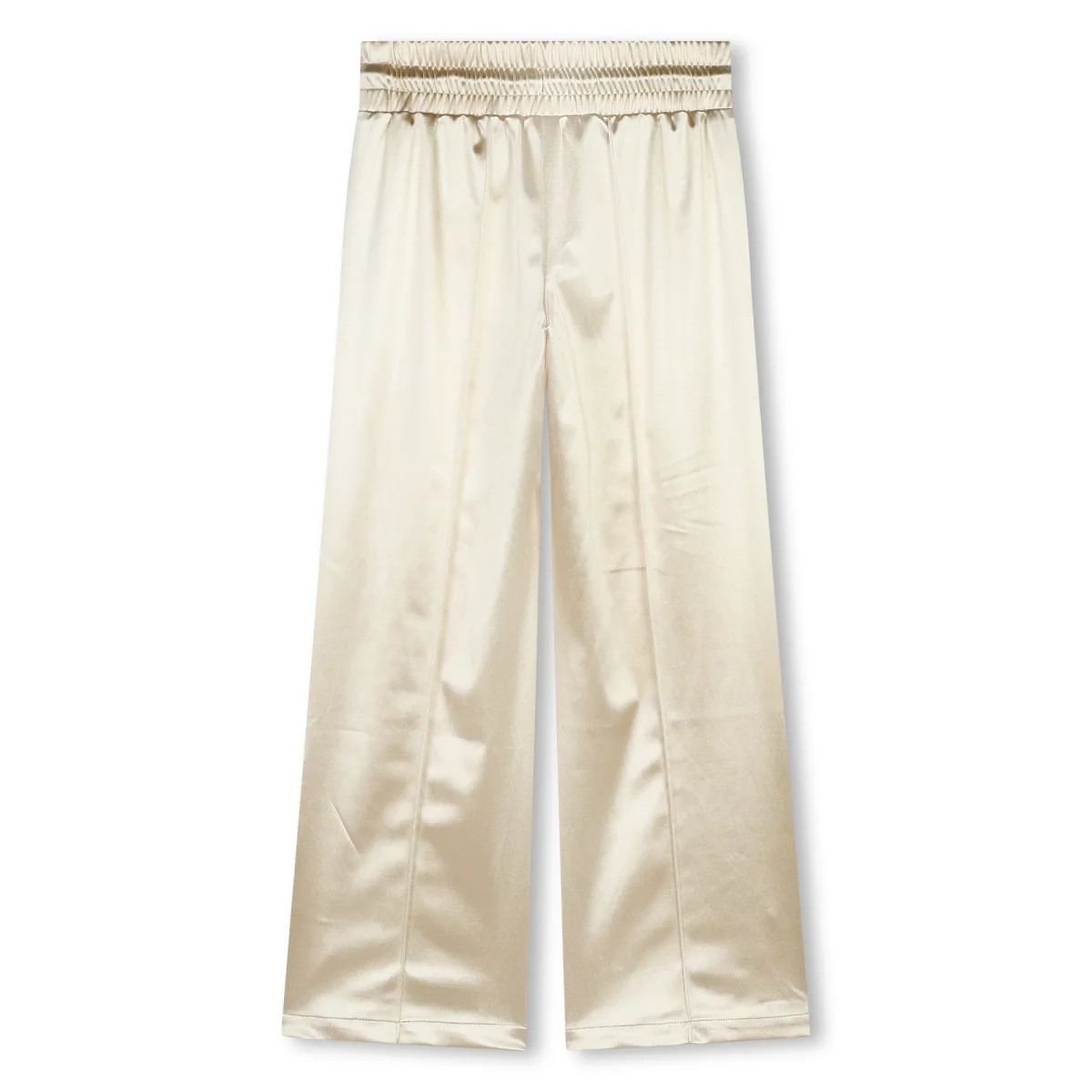 PANTALONI AMPI ORO METALLIZZATO DKNY - immagine 3