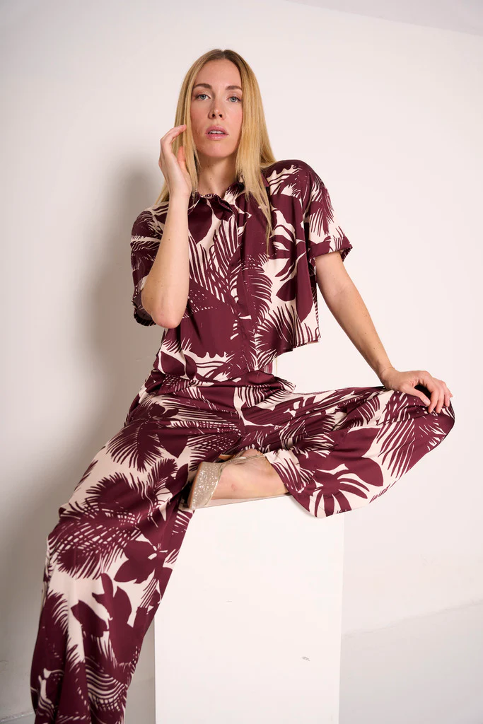 Pantaloni a gamba larga tropical - immagine 5
