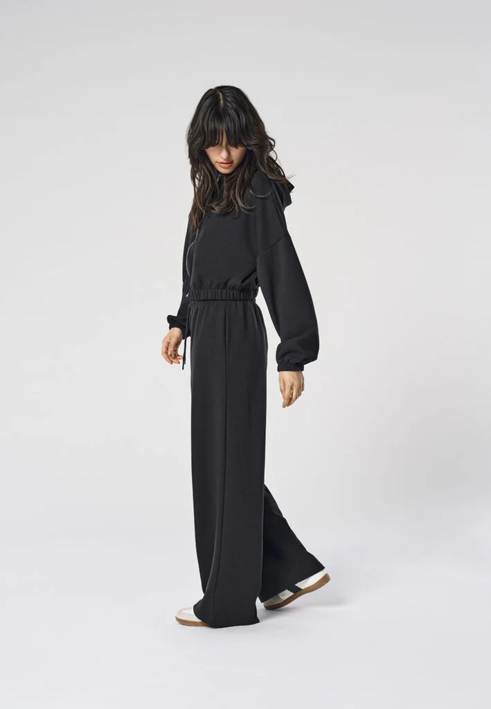 Pantalone palazzo donna in felpa