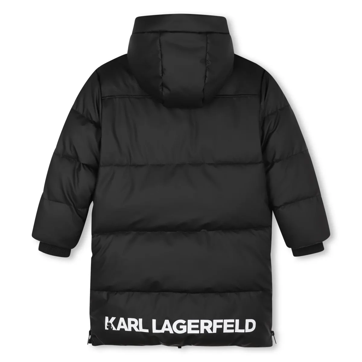 PIUMINO LUNGO NERO KARL LAGERFELD - immagine 3