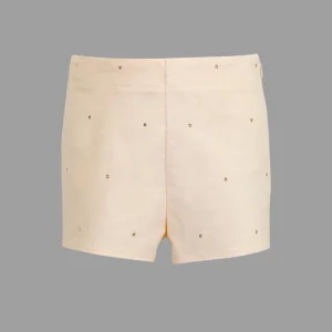SHORTS PANNA CON STRASS DOUUOD
