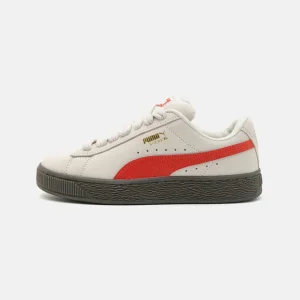 SNEAKERS GRIGIO CHIARO CON BAFFO ROSSO PUMA