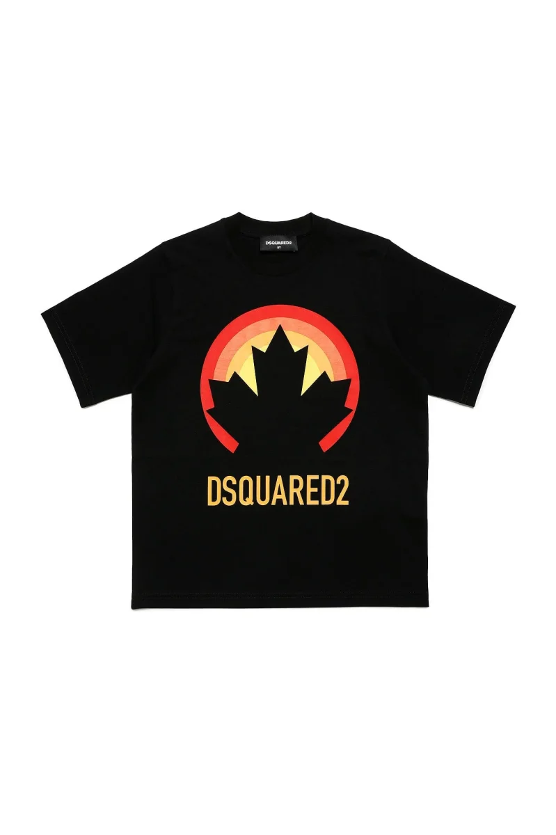 T-SHIRT NERA DSQUARED2 - immagine 2