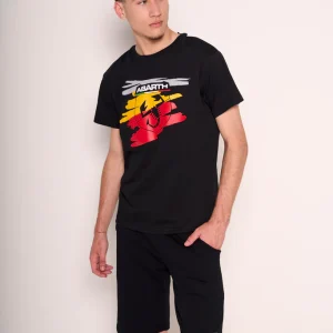 T-shirt Abarth uomo nera