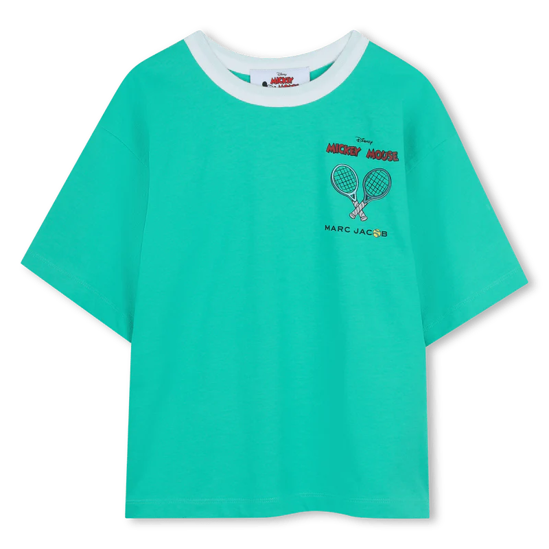 T-SHIRT VERDE MENTA CON TOPOLINO MARC JACOBS - immagine 2